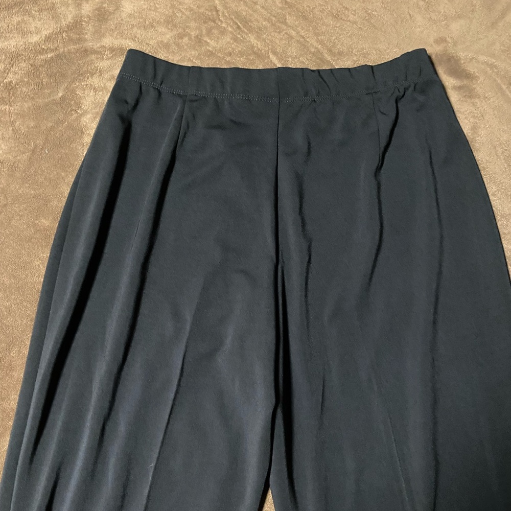 Black Wide-Leg Pants Susan Graver size medium - Picture 7 of 7